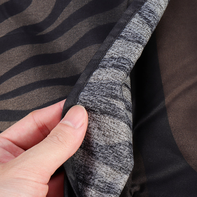 Bed Quilt Doona Duvet Cover Set Bedding Sets Black Polyester Tiger