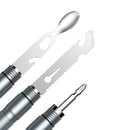 XMUND XD-T02 8 In 1 Outdoor Folding Walking Climbing Sticks Multifunctional Tools Emergency Survival Hiking Security Alpenstock