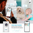 Full HD 1080P Home Security IP Camera Two Way Audio WiFi Wireless CCTV Camera Indoor IR Night Vision Baby Monitor