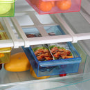 Slide Kitchen Fridge Freezer Space Saver Refrigerator Storage Rack Shelf Multifunction Storage Tools