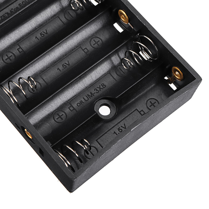 8 Slots AA Battery Box Battery Holder Board for 8xAA Batteries DIY kit Case