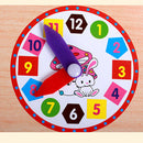 Wooden Clock Number Mathematics Toys Kids Early Learning Math Educational Toys Gift Blackboard Chalk Arithmetic Board