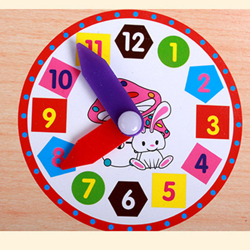 Wooden Clock Number Mathematics Toys Kids Early Learning Math Educational Toys Gift Blackboard Chalk Arithmetic Board