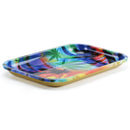 280x180mm Mini Cool Rolling Tray Metal Smoking Holder Plate Metal Sheet