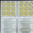 Square 114W 38 LED Work Light 12V 24V Off Road Spot Lamp For Car SUV Trailer Wall Lamp