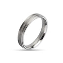 Sweet Couple Ring Silver Plated Simple Wedding Finger Ring