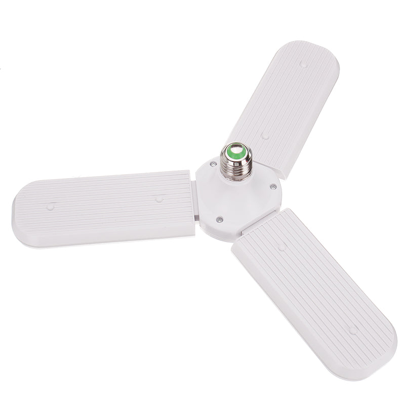 AC120-265V 65W LED Light Bulb Folding Garage Lamp Fan Blade Adjustable Ceiling Lighting