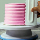 A/B/C/D Cake Decorating Comb Icing Smoother Scraper Edge Frosting Tools Spat Kit