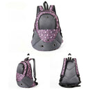 Pet Carrier Shoulders Back Front Pack Dog Cat Travel Bag Mesh Backpack Head Out Design Travel Bag