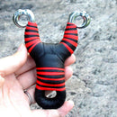 IPRee Outdoor Stainless Steel Tactical Slingshot Rubber Band Catapult Camping Sling Shot