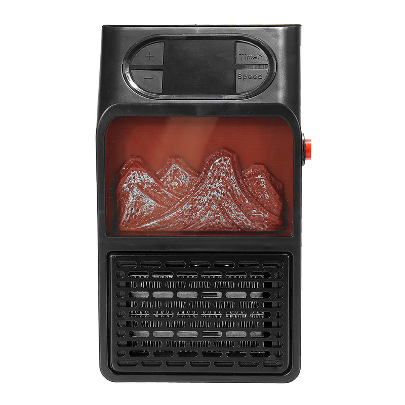 900W 220V Mini Electric Plug-in Wall Heater Winter Space Warmer Home Office Heating