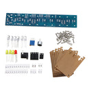 DIY LED Flash Kit Voice-activated Audio Frequency Spectrum Crystal LED Lamp Kit