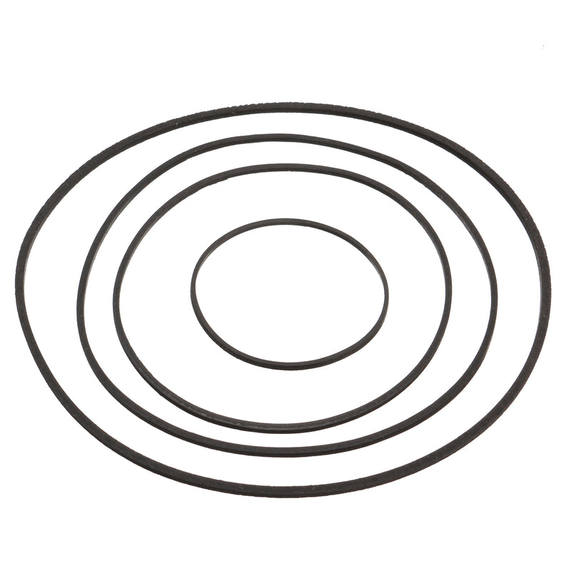 50pcs 40-130mm Mix Cassette Tape Machine Belt Assorted Common Belt