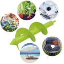 Upgraded Version Drillpro Garden Auger Earth Planter Drill Bit Post Soil Clay Hole Digger Planting Auger Drill Bit for Electric Drill