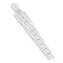 Drillpro 1-60mm Metric Imperial Wedge Feeler 1-15/15-30/30-45/45-60mm Taper Depth Gauge