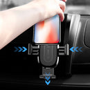 Baseus Qi Wireless Fast Car Charger Phone Holder Mount For iPhone 8 X Samsung S8 S7 S6