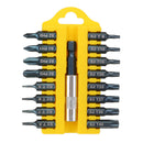 BROPPE 17 In 1 Screwdriver Bit Set Alloy Steel 1/4 Inch Hex Shank Screwdriver