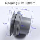 60/75mm Round Air Outlet Vent For RV Bus Boat Yacht Air Conditioner Replacement Accessories