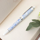 JINHAO 1 Piece Chinese Blue and White Porcelain Pattern Medium Nib Fountain Pen