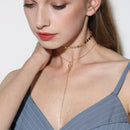 Simple Crystal Necklace Sequins Clavicle Chain Women Choker