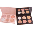 MISS ROSE 6 Colors Highlighter Powder Shading Shimmer Contour Mineral Nude Makeup Cosmetic