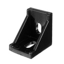 Suleve AJ28 10Pcs 2028 Black Aluminium Angle Corner Joint 20 Series Aluminum Extrusion 28x28mm Right Angle Bracket Furniture Fittings