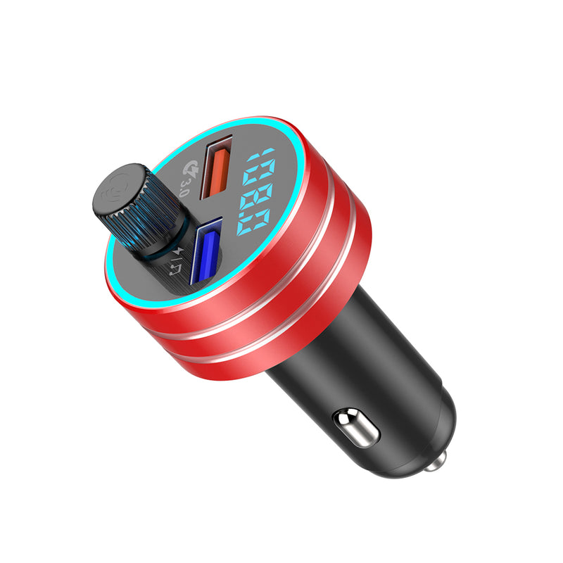 Bakeey QC3.0 FM Transmitter Bluetooth Receiver Hands-free Car Charger for iPhone 11 Pro XR X