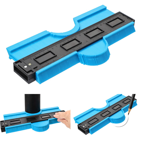 25cm Contour-gauge Plastic-profile Copy Profile Wood Measurement Tiling Laminate Tiles Tool