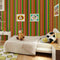 Waterproof Stripe Wallpaper Self Adhesive Wardrobe Door Kitchen Wall Stickers