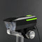 XANES XL39 600LM 2 In 1 140dB Horn Bike Front Light USB Rechargeable 3 Modes Waterproof Warning Night Light