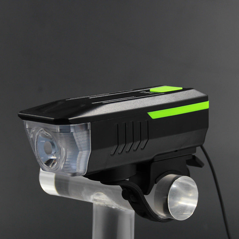 XANES XL39 600LM 2 In 1 140dB Horn Bike Front Light USB Rechargeable 3 Modes Waterproof Warning Night Light