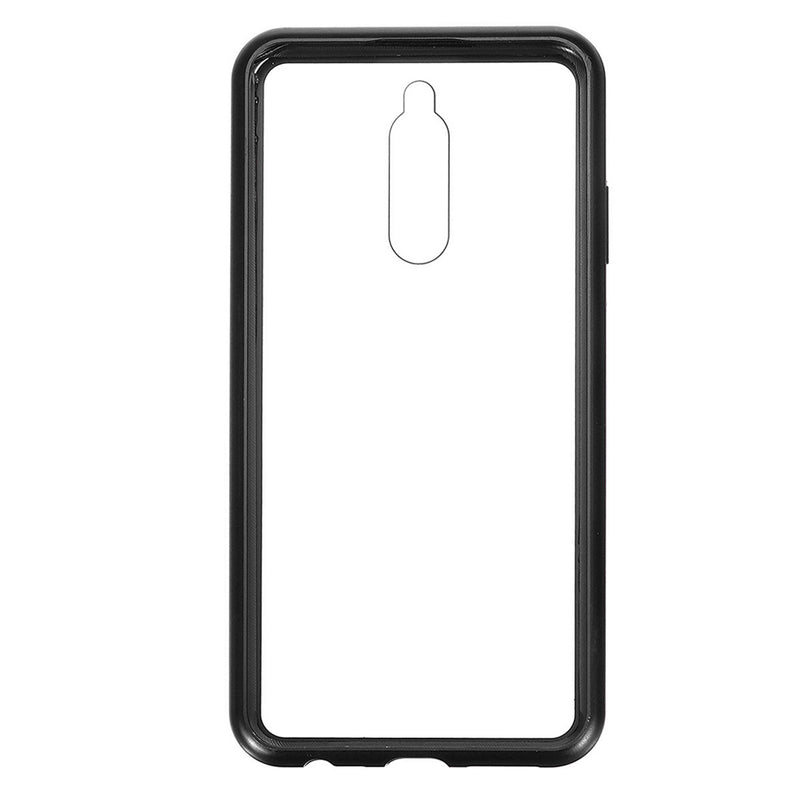Bakeey Magnetic Adsorption Metal Tempered Glass Flip Protective Case for Xiaomi Redmi 8