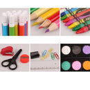 88/150/208 Pcs Wooden Box Painting Set Watercolor Pen Painting Tools with Several Gadgets