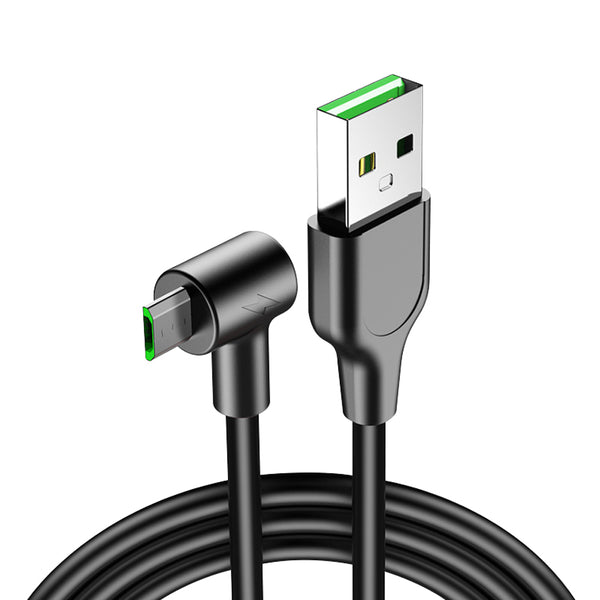 Bakeey High-speed 5A Micro USB Elbow Double-sided Plug-in Fast Charging Gaming Data Cable For Xiaomi Mi4 Redmi 7A Redmi 6Pro OUKITEL Y4800