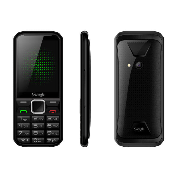 Samgle F9 Caption 3G Network 2.4 inch 1450mAh HD Display Flashlight Lound Speaker Whatsapp Dual SIM Card Dual Standby Feature Phone