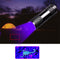 XANES U01 9x LED Violet Light Multifunction UV LED Flashlight Fluorescence Detection Pen AAA