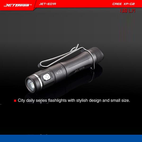Jetbeam E01R XP-G2 138LM AAA Mini Outdooors LED Flashlight