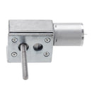 CHIHAI DC 24V 75rpm High Torque Turbo Worm Reducer Gear Motor with Bracket and Shaft Coupler