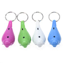 Outdooors Mini Smart Anti Lost Alarm Bird Keychain Whistle With LED light