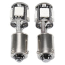 Pair 5W 500LM BAY9S 435 H21W 5050 SMD LED Car Turn Indicator Lights Bulb Side Marker Lamp