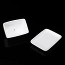 Porcelain Butter Dish With Lid Holder Serving Storage Tray Plate Storage Container Pizza Plate