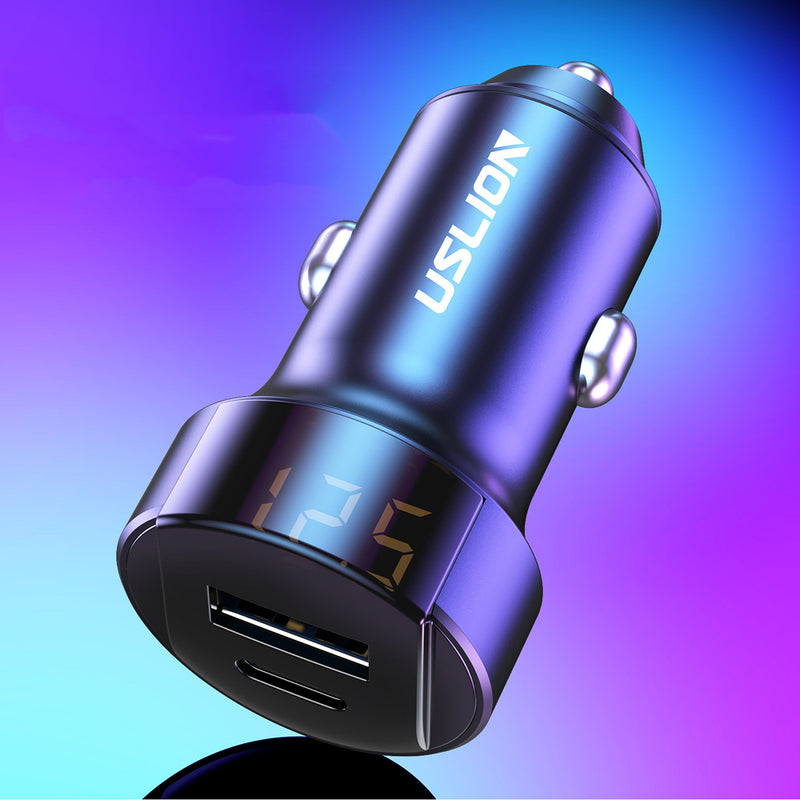 Uslion USB PD 45W 6A Fast Charging Car Charger For iPhone XS 11 Pro Huawei P30 Pro Mate 30 5G Xiaomi Redmi K20 Pro K30 S10+ Note 10 5G