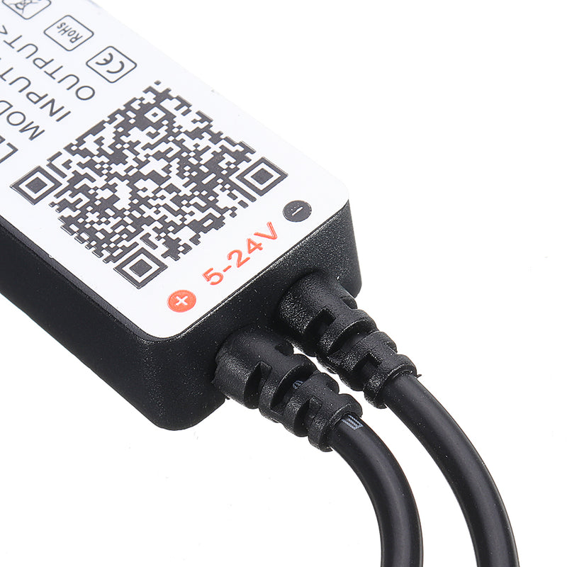 Smart WiFi 5Pin RGBW LED Strip Controller+32Keys Remote Control Work With Amazon Alexa Google Assistant 5-24V