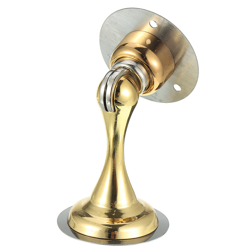 Solid Heavy Duty Stainless Steel Magnetic Door Stopper Hidden Floor Mount Door Catch Free Punching Door Holder w/ 3M Sticker