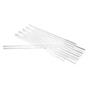 10Pcs 250mm OD 10mm 1mm Thick Wall Borosilicate Glass Blowing Lab Tube