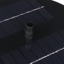 150L/h Solar Powered Fountain Pump Pool Aquarium Fish Tank Sprinkler Water Pump with 6 Nozzles
