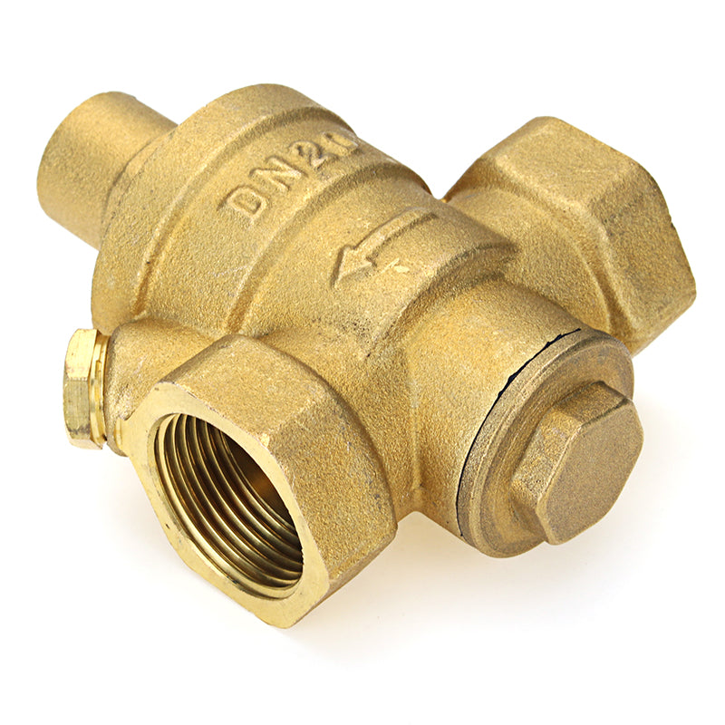 TMOK Brass Adjustable Water Heater Pressure Reducing Valve 1/2" 3/4" 1" 1-1/4" 1-1/2" 2" Safety Relief Valve Pressure Regulator Controller