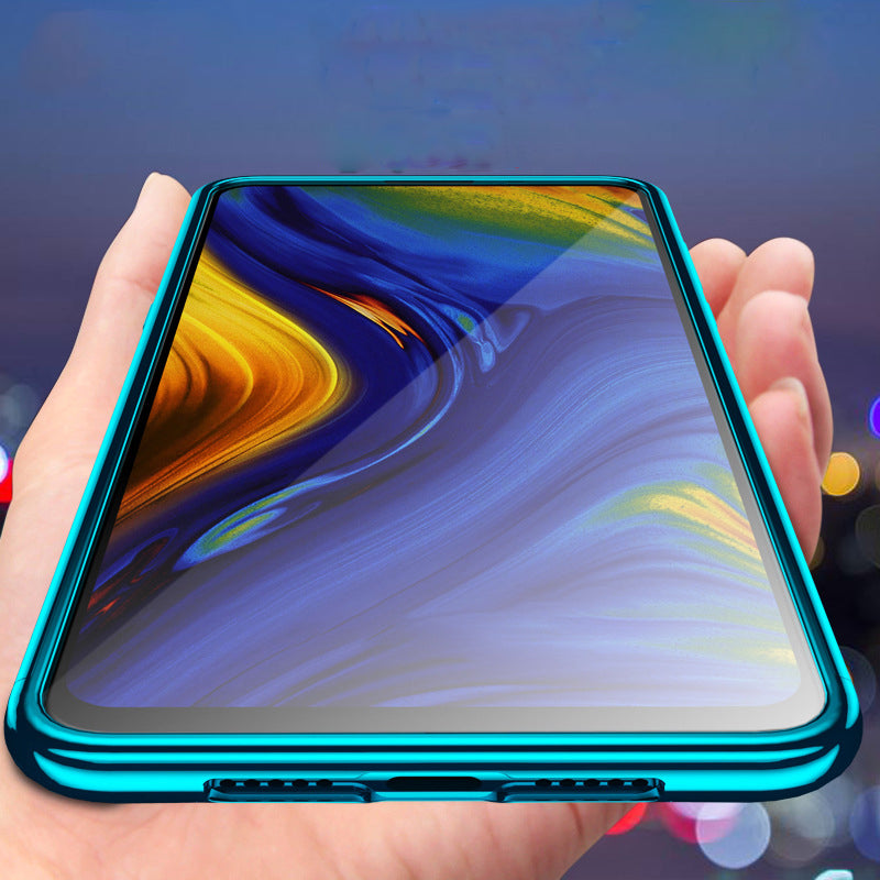 Bakeey Luxury Elac-plating Transparent Hard PC Protective Case Shockproof For Xiaomi Mi MIX 3
