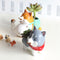 Honana HG-GP4 Creative Akita Dog Husky Dachshund Flower Pot Cartoon Plant Decoration Pot