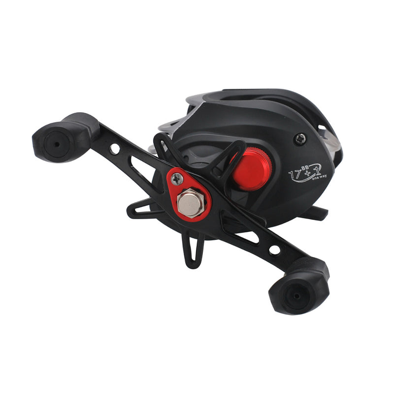 Xmund XD-CF4 7.1:1 17+1 Fishing Reel Max Drag 8kg Left/Right Hand Reel Brake System Fishing Tackle